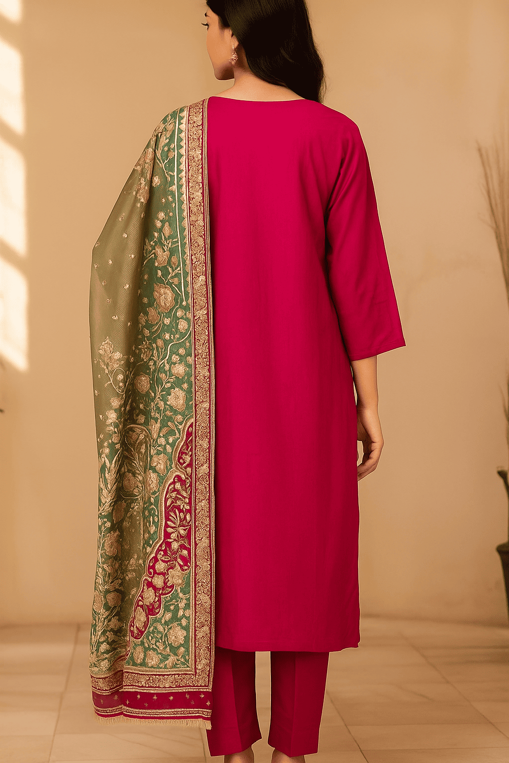 D.Gokuldas NX - Pink Kurti Set